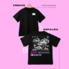 camisa negra con estampado
