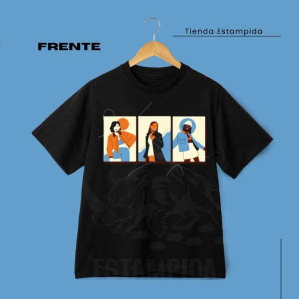Camisa negra mujer