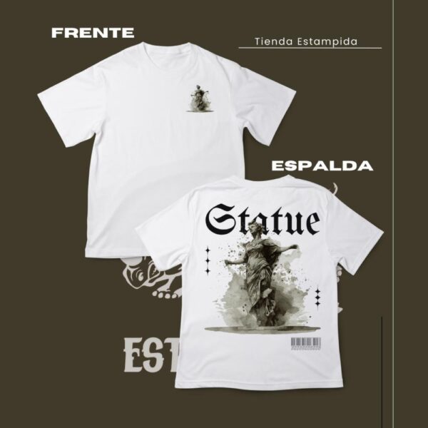 Camisa oversize estatua