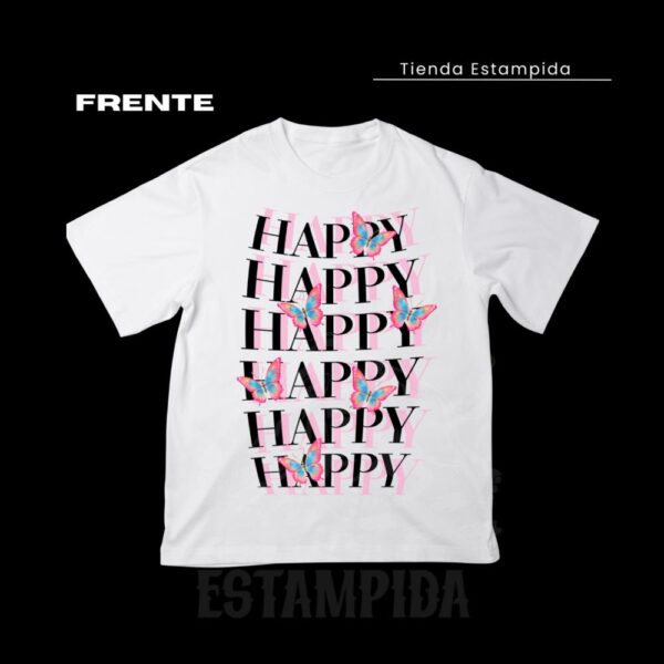 Camisa blanca mujer mariposas